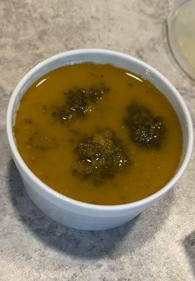 Why would you ever serve anyone this broccoli grease soup?