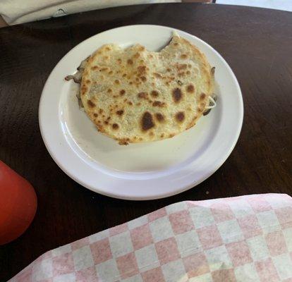 Kids carne asada quesadilla