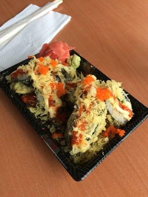 Volcano roll! Delicious