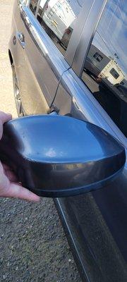 Mirror in my hand ripped my passenger side mirror off