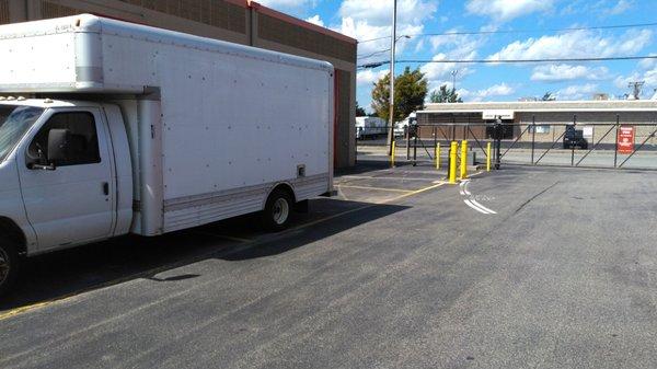 3 Man Crew loading up at storage unit. In RI.