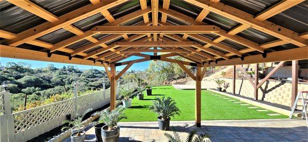 16x12 Cedar Gazebo Backyard Discovery