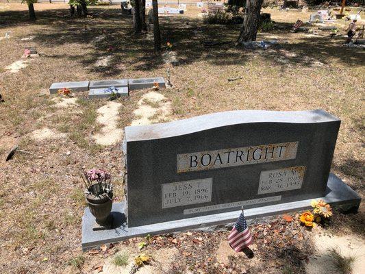 Oak Grove Church & Cemetery on Bull Creek