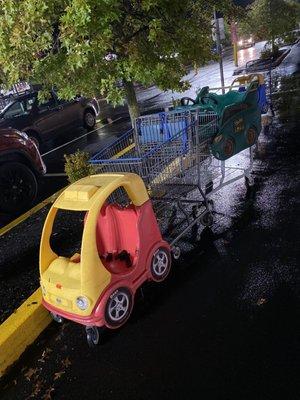 Great shopping carts for children.