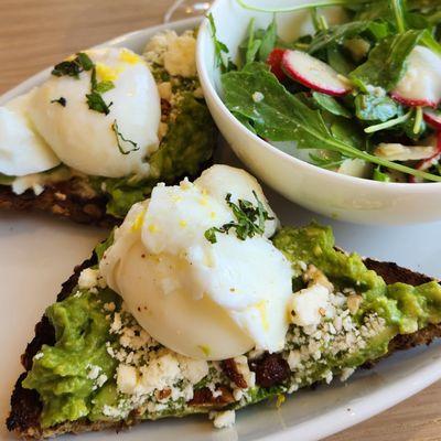 Avocado Toast for a healthy breakfast.