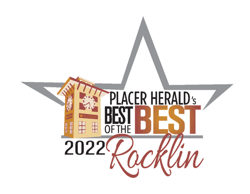 Recognized for 13th year in a row as best Rocklin Dentist and Dental Office by readers of The Placer Herald