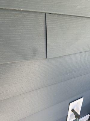 Warped siding