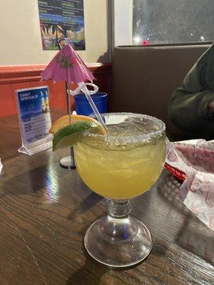 $5.25 small margarita