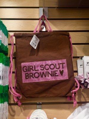 Mini drawstring bags for Brownies @ Girl Scout Nation's Capital