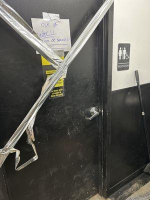 Both bathrooms were out of order