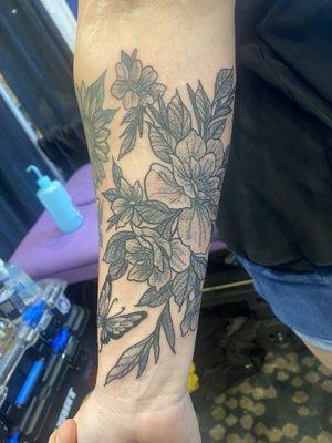 Floral Tattoo