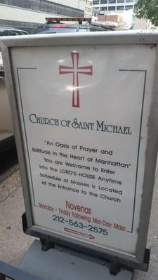 Church of St. Michael in Manhattan.