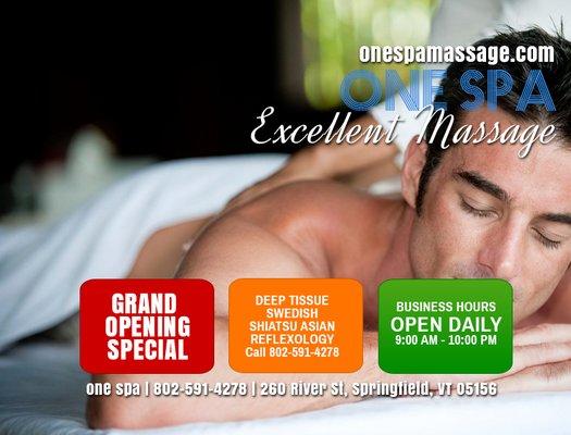 One Spa Massage Springfield