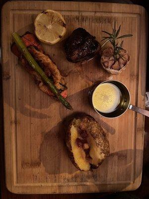 Petit Filet and Lobster Tail