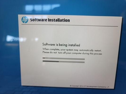 Hp laptop recovery