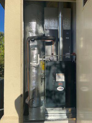 Variable TRANE Furnace Installation in Palm Springs