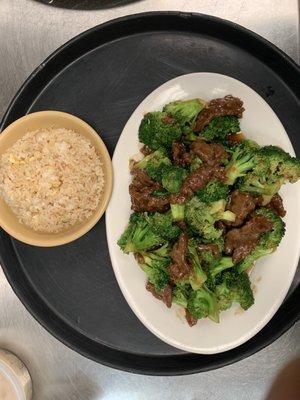 Beef with broccoli