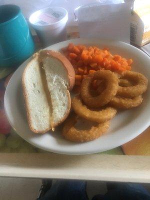 This was often lunch at Northern Manhattan cheese sandwich , fried onion rings, canned veggie mush. Nutritious? I think not!