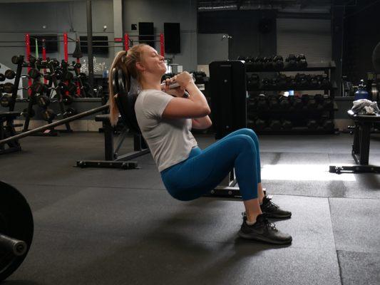 #nurse kelsey putting in some work with the hack squat 

#fitness #personaltraining #goals #legday