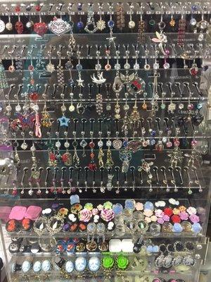 Many types , sizes , colors , and gauges of jewelry , one piece or 100 !