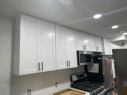 Kitchen Remodel (Installing new cabinets and granite countertops)