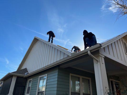 Metal roof replacement