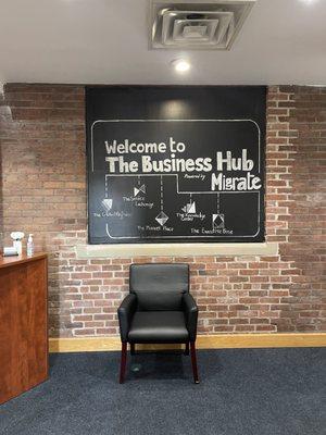 The 3rd Floor is The Business Hub and I'm one of the first offices you will see as you enter.