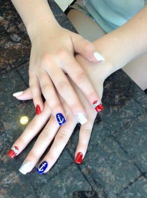 My friends nails she absolutely loved them!!!