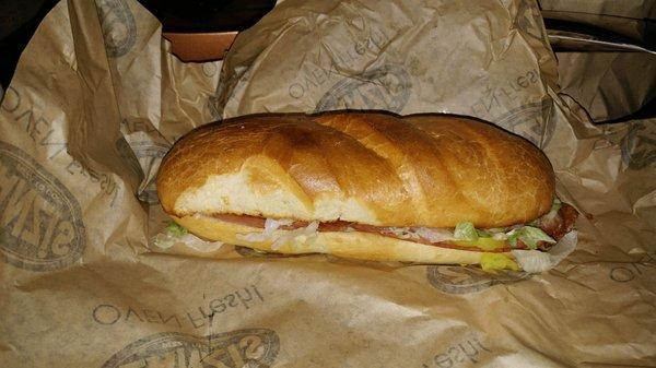 This is a picture of their Italian sub.