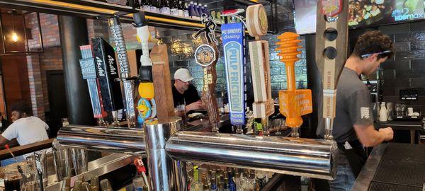 Craft Beer taps