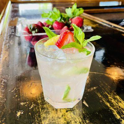 New summer drinks! Strawberry Pineapple Mojito