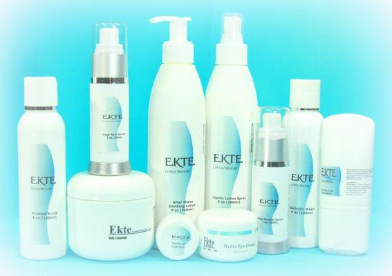 Full line of Clinical skin care products