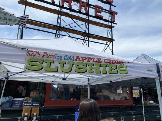 Apple Cider slushies!!!