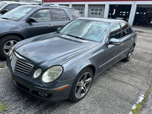 Mercedes Benz E350 check engine light inspection