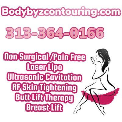 Make your appointment today at bodybyzcontouring.com