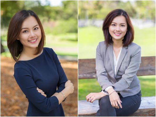 Corporate Business Woman Portrait Head Shot Photography Outdoor with TerrificShot Studio