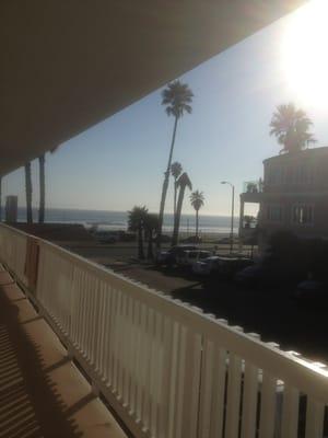 View from balcony rooms