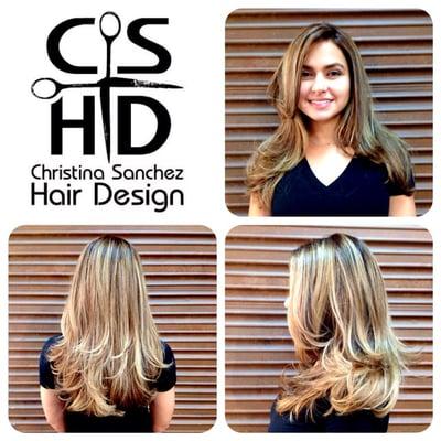 /before after Dimension w/ FLamboyage coloring technique & Olaplex 
Hair by http://www.christinasanchezhairdesign.com