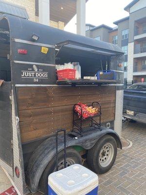 The Just Dogs 34 food truck