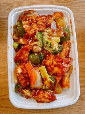 Tofu with mixed vegetables