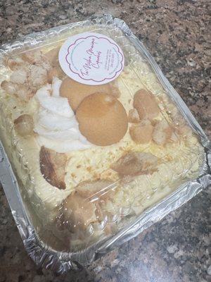 Banana pudding cake