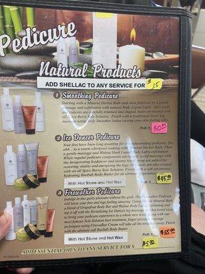 Different Pedicure Options