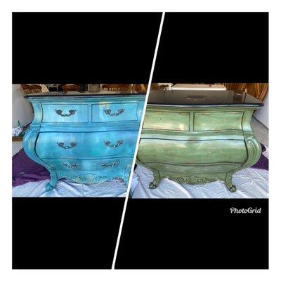 I recycle your furniture with paint !!