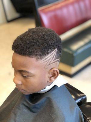 Kids Mohawk with freestyle design