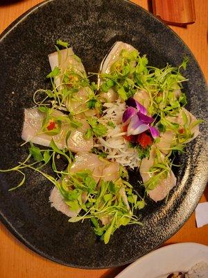 yellow tail carpaccio