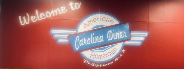 Carolina Diner wall logo