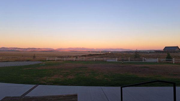 View from the back patio.