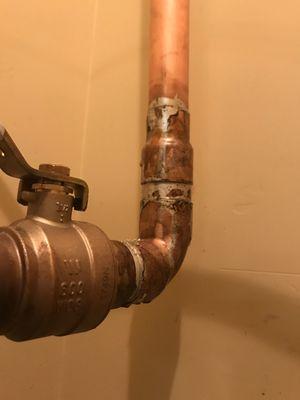 In-home water treatment system installed by Jeff one of their owners! "Best installer!" they said