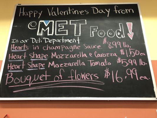 Valentines Day Specials