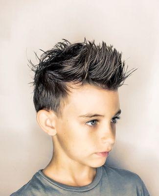 Best kids haircut and faux hawk.